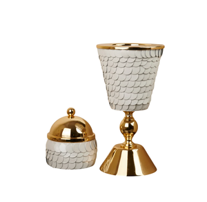 Haut de table décoratif parfum porte-encens vente chaude acrylique brûleur d'encens luxe Bakhoor tendance qualité fantaisie Mubkhar - Product Image 5