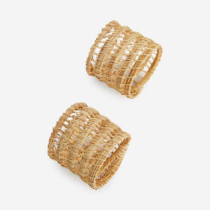 Anneaux de serviette en rotin, accessoire de table pour Noël, fête de Thanksgiving, anneau de serviette de haute qualité - Product Image 4