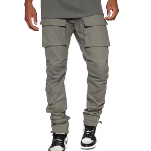 Men's Everyday <b>Washed</b> Comfort Casual Trousers: Durable Cotton Blend with a Touch of Stretch, Ideal for <b>Travel</b>, Work - Product Image 5