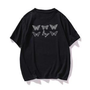 T-shirts d'été pour femmes grandes tailles, doux, légers, respirants, écologiques, 100% coton, coupe décontractée, port quotidien - Product Image 3