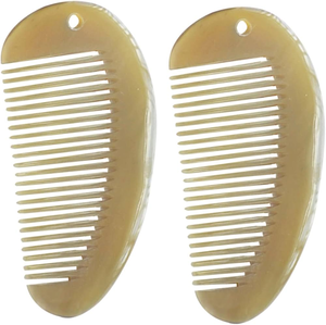 Peigne en corne naturelle Peignes en corne de buffle naturelle Design rustique Peigne en corne à usage quotidien - Product Image 4