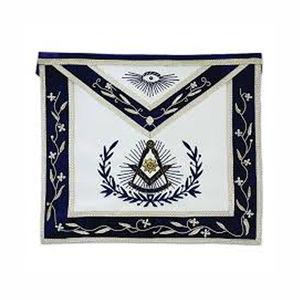 Delantal Masónico de Cuero, Duradero, Bordado, Diseño Elegante, Correa Ajustable, Ideal para Reuniones Ceremoniales de Logia, Rituales y Eventos - Product Image 6