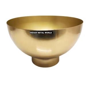 Bol de service décoratif attrayant pour la maison bol en métal de forme ronde polie de haute qualité pour les mariages bonbons au chocolat à bon prix - Product Image 2