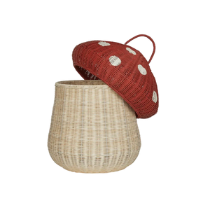 Cesta de Almacenamiento de Ratán Tejida a Mano, Cestas de Almacenamiento en Forma de Hongo para Organización, Venta al por Mayor desde Vietnam - Product Image 2