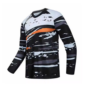 Maillot de motocross respirant et durable en polyester/nylon à séchage rapide avec tissu ventilé pour la pratique de la moto en plein air pour hommes - Product Image 1