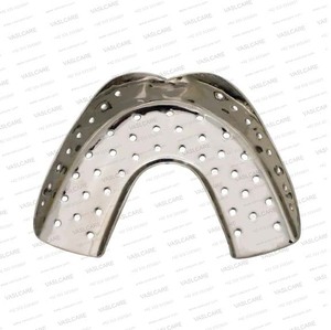Surgical Teeth Protector – Stainless Steel & Silicone Rigid Laryngoscopy <b>Bite</b> Guard – Reusable ENT Airway Protection Instruments - Product Image 3