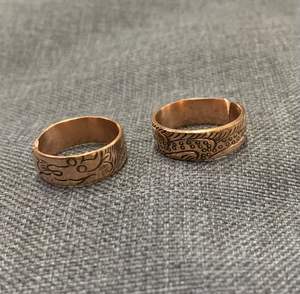 Bagues en cuivre Mantra de bon augure - Product Image 4