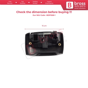 BDP1558-1 Left Side Sliding <b>Door</b> Exterior Opener <b>Handle</b> Black for Kangoo KC Express FC Kubistar MK1 X76 8200107371 - Product Image 6