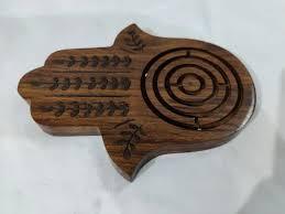 Jeu de labyrinthe en bois en forme de hibou fait à la main de luxe avec laiton de haute qualité pour le plaisir des enfants au printemps été automne hiver! - Product Image 4