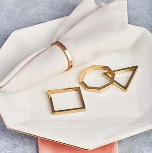 Anneau de serviette en métal martelé pour la maison, vente en gros, pour la cuisine, le restaurant, la maison, la décoration de mariage, l'hôtel, le bureau, la vaisselle, en grande quantité - Product Image 5