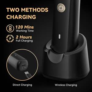 Afeitadora Corporal Eléctrica Recargable Tipo-C para Hombre, Resistente al Agua, con Cuchilla de Cerámica Reemplazable y Base - Product Image 1