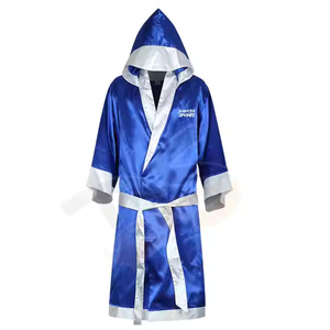 2025 logotipo personalizado y patrón de impresión bata de boxeo de satén para adultos productos de boxeo para adultos de alta calidad - Product Image 4