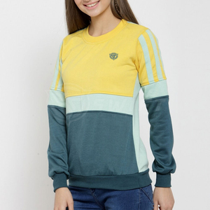 Sudaderas de Cuello Redondo de Felpa 100% Algodón para Mujer SWIFT FUSION de Alta Calidad, Transpirables, Antiarrugas, Ropa Casual de Invierno Personalizada - Product Image 3