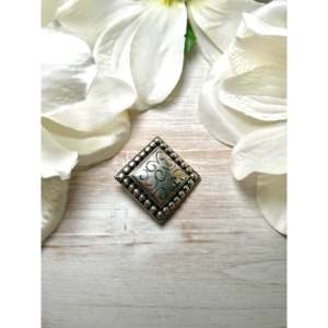 Handmade Sterling Silver Brooch Pins Gold 18K Gold Featuring Animal Diamond Pearl 18K Gold for Engagement Wedding Party Gift - Product Image 3