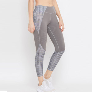 Legging personnalisé pour femme en Spandex/Polyester, motif uni, taille mi-haute, respirant, séchage rapide, léger, vente en gros, dernière collection - Product Image 4