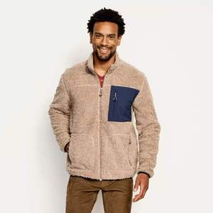 Veste en sherpa pour homme de haute qualité, style fermeture éclair, design personnalisé, tissu respirant, manches longues, veste en sherpa pour l'hiver - Product Image 4