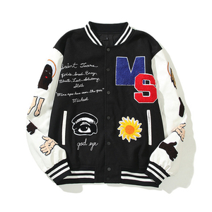 Veste universitaire de baseball vierge de style américain de qualité supérieure/Veste universitaire de club en laine Lettermen à la mode de qualité supérieure en gros - Product Image 6