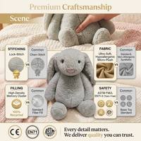 Peluche de la série Pocket Unicorn Lion Panda Raccoon Cat Monkey, avec membres rembourrés de particules, ODM OEM, logo personnalisé, cadeau de fêtes