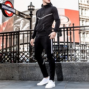 French Terry Oversized Pullover Hoodie Logotipo personalizado cuello en V Joggers Set Alta calidad 450G Heavyweight 100% Cotton Fleece - Product Image 6