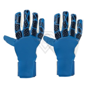 Qualité professionnelle hommes femmes Latex Football gardien gants respirant en cuir sport gants protection doigts OEM - Product Image 1
