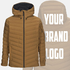 Wholesale Outdoor Light Warm <b>Duck</b> Custom Logo Nylon Hooded Winter Bubble Puff Filled <b>Down</b> Puffer <b>Jackets</b> for Men - Product Image 1