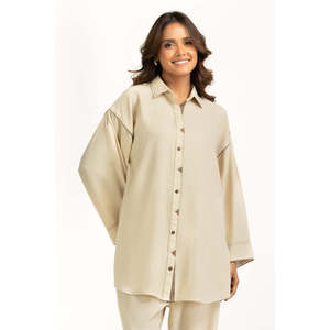 Conjunto Casual de Lino Teñido IPST-55149, Conjunto de Verano de Dos Piezas con Pantalones Cortos por Encima de la Rodilla, Talla XL - Product Image 4