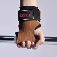 Almohadillas de Agarre para Fitness (Goma Natural PVC) Antideslizantes con Correas Ajustables, Soportes Acolchados, Personalizables, de Alta Calidad, para Seguridad en el Gimnasio