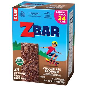 Clif Zbar - Chocolate Brownie - Soft-Baked Energy <b>Snack</b> <b>Bars</b> (24 Pack) - Product Image 4