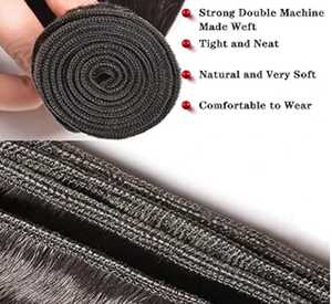 100% INDIAN REMY HUMAN HAIR BUNDLES - Product Image 3