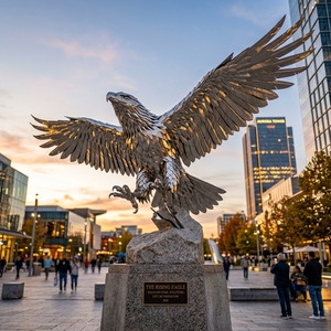 Maestosa Scultura dell'<span class=keywords><strong>Aquila</strong></span> in Acciaio Inossidabile per Piazze Urbane e Paesaggi - Product Image 1