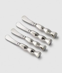 Round Oak Box Cheese Knife Spatula Stainless Steel Cheese <b>Tools</b> Cutlery, Color: Gold <b>Kitchen</b> <b>Tools</b> and <b>Gadgets</b> - Product Image 5