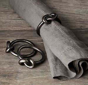 Anneau de serviette en fer de forme unique, de luxe, écologique, pour mariage, stimulant la conversation à table, ajoute une touche d'intérêt, durable et fonctionnel - Product Image 6