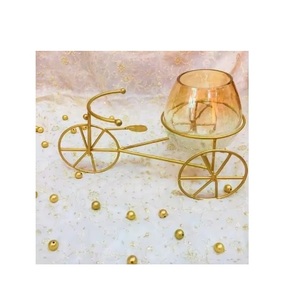 Offre Spéciale de mariage européen plaqué fer noir bougeoir ensemble fait à la main écologique moderne personnalisable décoration de la maison - Product Image 2