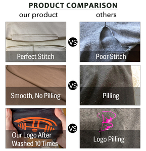 เสื้อฮู้ดแบบสวมหัวสำหรับทุกเพศและฝรั่งเศสเทอร์รี่กางเกงจ็อกเกอร์ชุดเสื้อผ้าฤดูหนาวแบบกำหนดเองขายส่งพร้อมเชือกรัดเอวยางยืด - Product Image 6