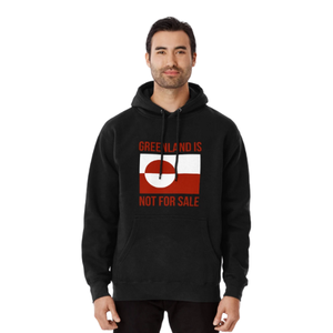 Sweat à capuche streetwear en polaire de haute qualité 350 g/m² Greenland n'est pas à vendre Sweat à capuche à enfiler - Product Image 1