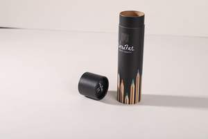 Boîte cylindrique en carton haute sur mesure en gros avec couvercle gaufré/revêtement UV, ensemble d'emballage cadeau portable pour fleurs et artisanat, ruban - Product Image 4