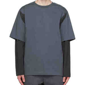 Ensemble de t-shirts à manches courtes pour hommes de haute qualité 100% coton respirant été confort bas prix - Product Image 1