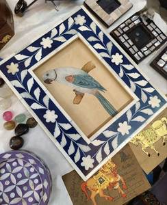 Cadre photo en MDF de qualité supérieure avec incrustation de vadrouille naturelle et résine Home Hotel & Office Cadre photo décoratif pour articles ménagers - Product Image 2