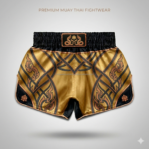Shorts de Muay Thai en nylon résistant aux déchirures, design personnalisé, avec pompons, shorts de combat de kickboxing, vente en gros de shorts de Muay Thai - Product Image 2