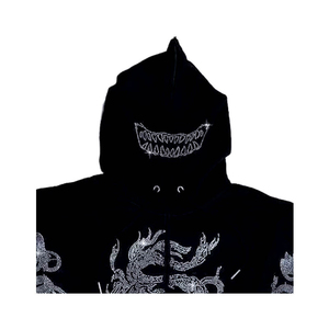 Sudadera con Capucha y Cremallera Completa para Hombre, con Pedrería, Logotipo Personalizado, Sostenible y Duradera - Product Image 6