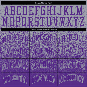 Sweat-shirt à capuche personnalisé avec sublimation dégradée, sweat-shirt d'équipe personnalisé, gris violet, logo OEM, design de vêtements de sport, fabrication en usine - Product Image 5