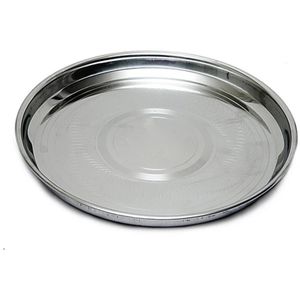 2026 KVR 28cm Diameter Thickness Food Stainless Steel Deep Dish/ Cheap Dinner <b>Plates</b> - Product Image 4