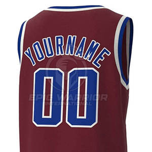 Maillot de basketball personnalisé de haute qualité, couleur unie, vêtements de sport, maillot de basketball - Product Image 4