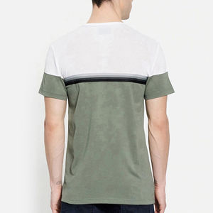 Camiseta de algodón 100% para hombre en 100% algodón elástico ligero logotipo digital personalizado manga corta Etiqueta Privada camisetas para hombre - Product Image 2