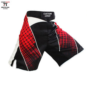 Short MMA léger de haute qualité Impression de logo personnalisé Short Length Mid Waist Gym Wear for Martial Arts - Product Image 5