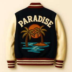 Veste universitaire en laine personnalisée en gros avec col montant | Style vintage Anti-UV à séchage rapide | Équipe OEM/ODM et vestes de mode - Product Image 3