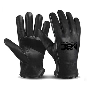 Gants de travail en cuir jaune pour hommes de taille XL Logo personnalisé Mécanicien industriel Sécurité du jardin pour le soudage à l'extérieur - Product Image 3