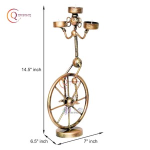 Artisan Touch Vintage Home Decor Metal Votive Tea <b>Light</b> Candle Holders Unique Candle Jar with Decorative Brass Antique <b>Shade</b> - Product Image 4