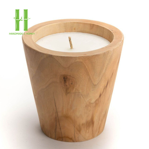 Meilleures ventes : Porte-bougie en bois décoratif, style vintage rustique, fait main, personnalisable, conception OEM, usine du Vietnam - Product Image 2