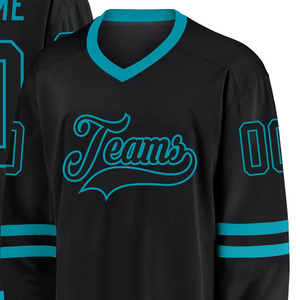 Concevez votre propre logo maillot de hockey sur glace maillot de hockey sur glace de haute qualité 100% polyester respirant fabriqué au Pakistan - Product Image 3